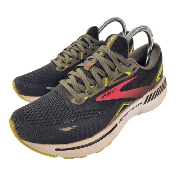 BROOKS Shoes ADRENALINE GTS 23 Womens Size 9 Black Running Sneaker 1203812A037 - Picture 1 of 13